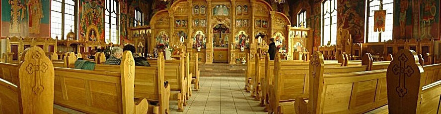 Inside the church